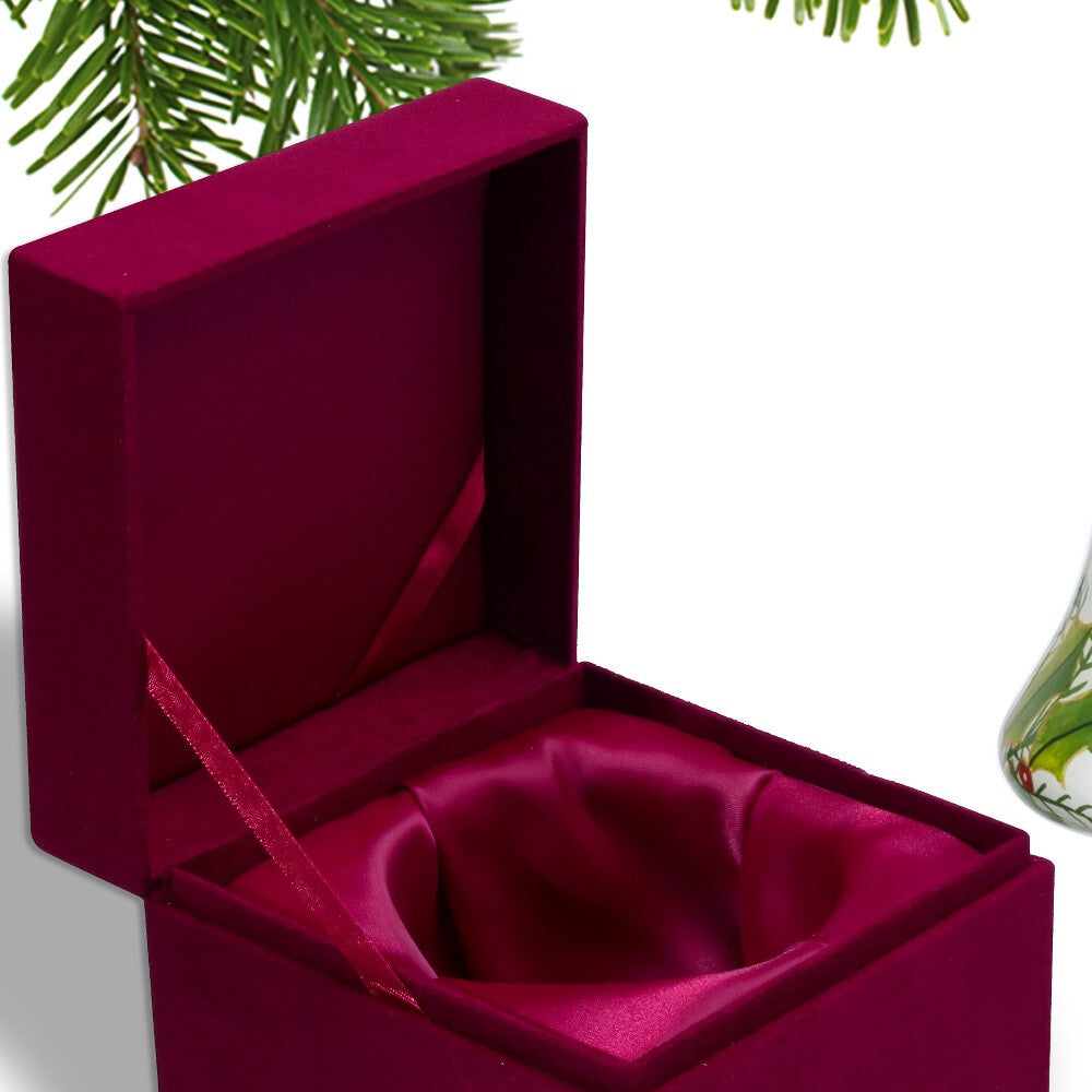 Mr. & Mrs. Our First Christmas Hand Painted Mouth Blown Glass Ornament LuxuryLifeWay Online Store