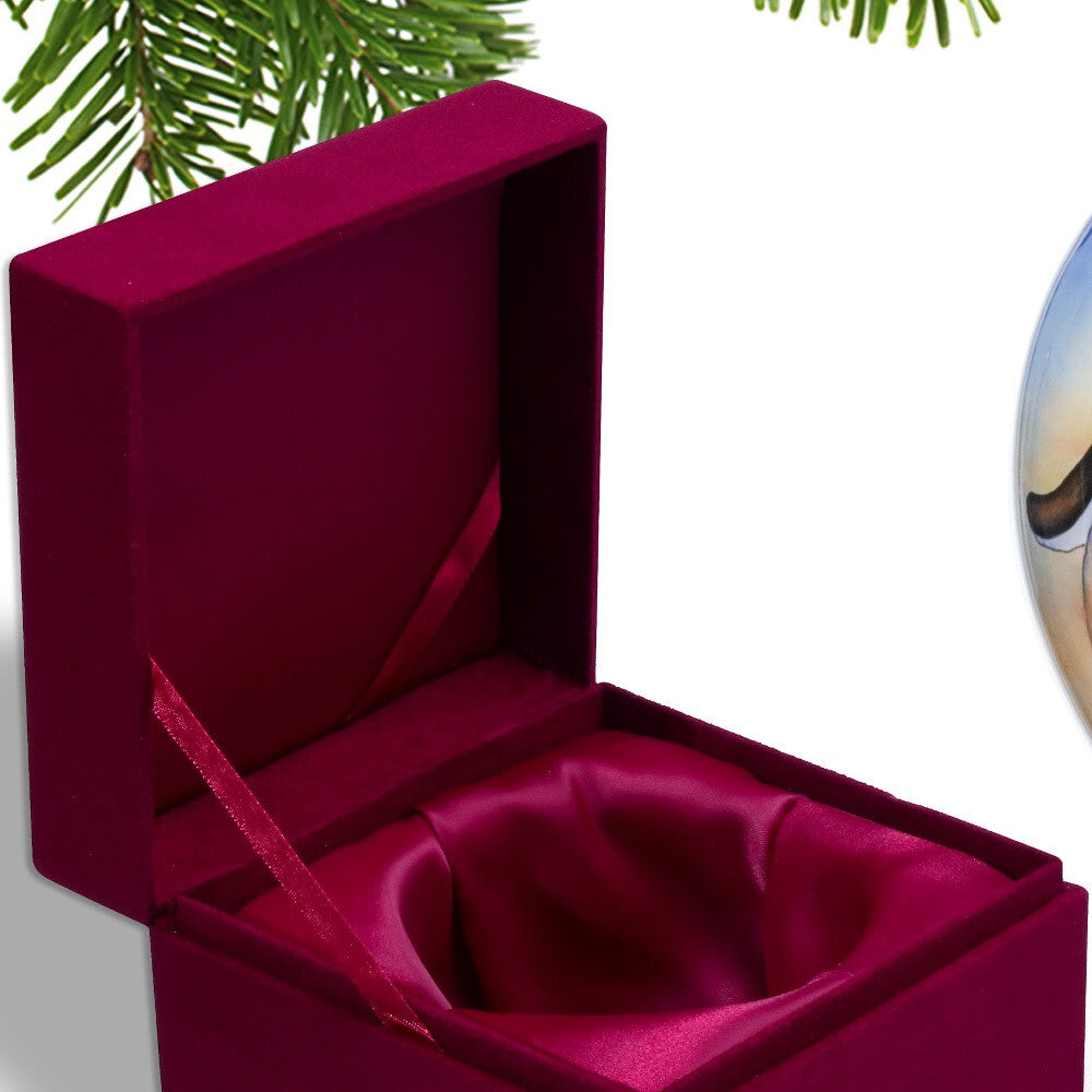 Family of Penguins Hand Painted Mouth Blown Glass Ornament LuxuryLifeWay Online Store