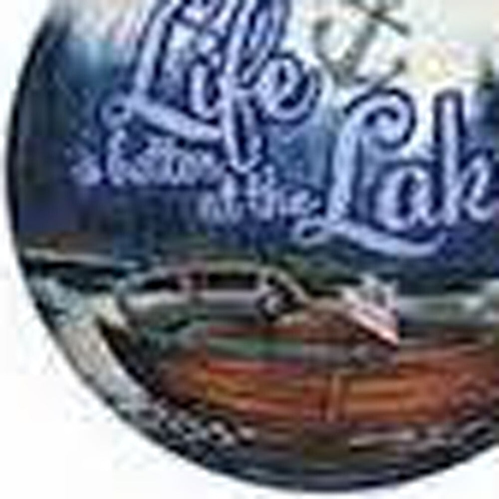 Scenic Life is Better at the Lake Hand Painted Mouth Blown Glass Ornament LuxuryLifeWay Online Store