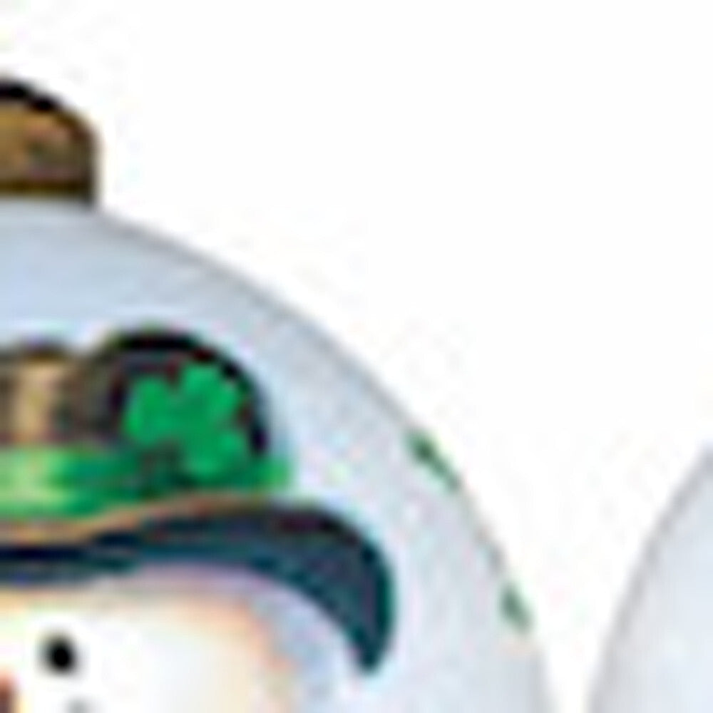 Green Irish Snowman Hand Painted Mouth Blown Glass Ornament LuxuryLifeWay Online Store
