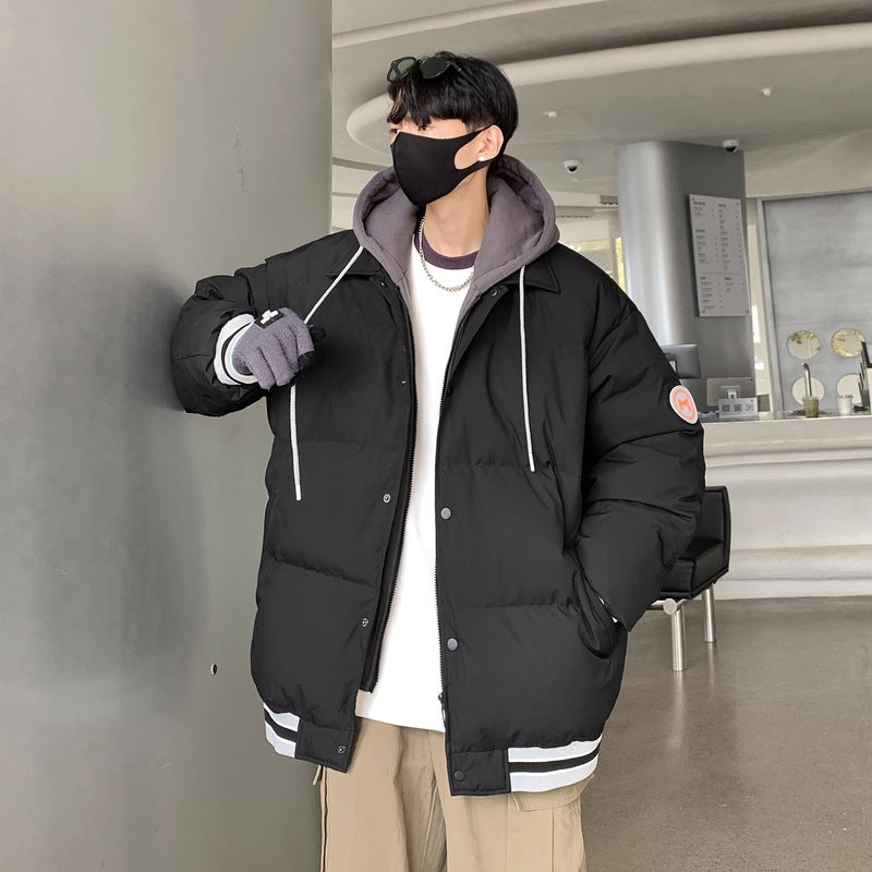 New White Duck Down Thickened Warm Couple Coat Best YouTube Store