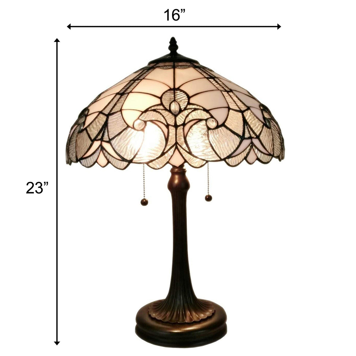 24" Dark Brown Metal Two Light Candlestick Table Lamp With Dark Brown Shade LuxuryLifeWay Online Store