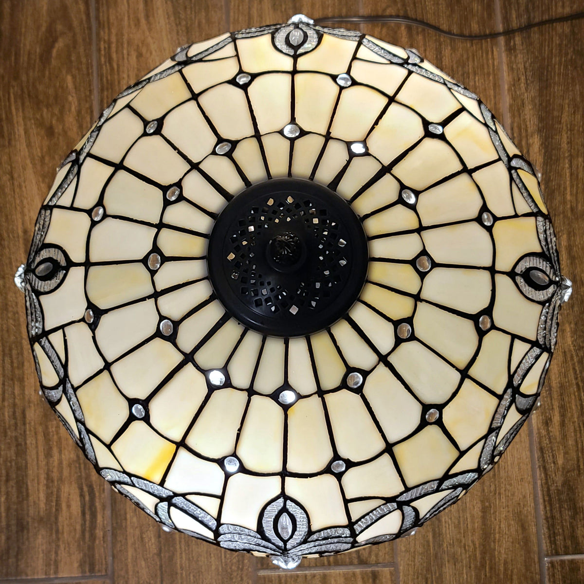 23" Dark Brown Metal Two Light Candlestick Table Lamp With White Shade LuxuryLifeWay Online Store