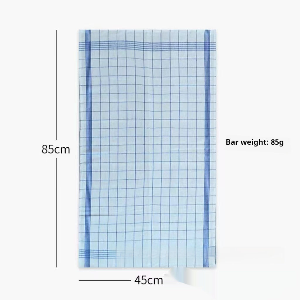 European And American Classic Linen Cotton Yarn-dyed Plaid Kitchen Towel PearlNestDecor.com