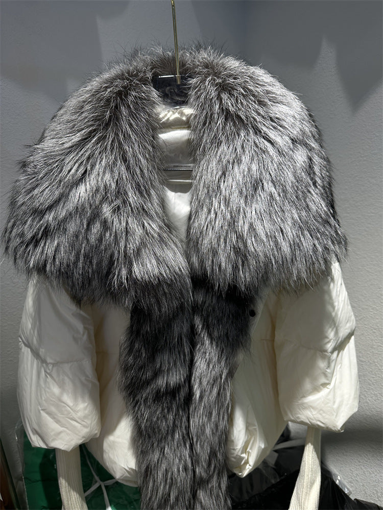 White Duck Down Jacket Niche Design Women's Clothing Best YouTube Store