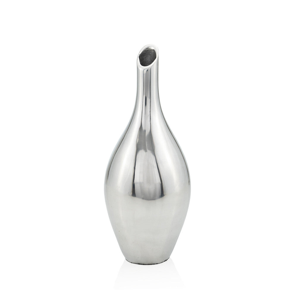 16" Silver Bud Aluminum Table Vase LuxuryLifeWay Online Store