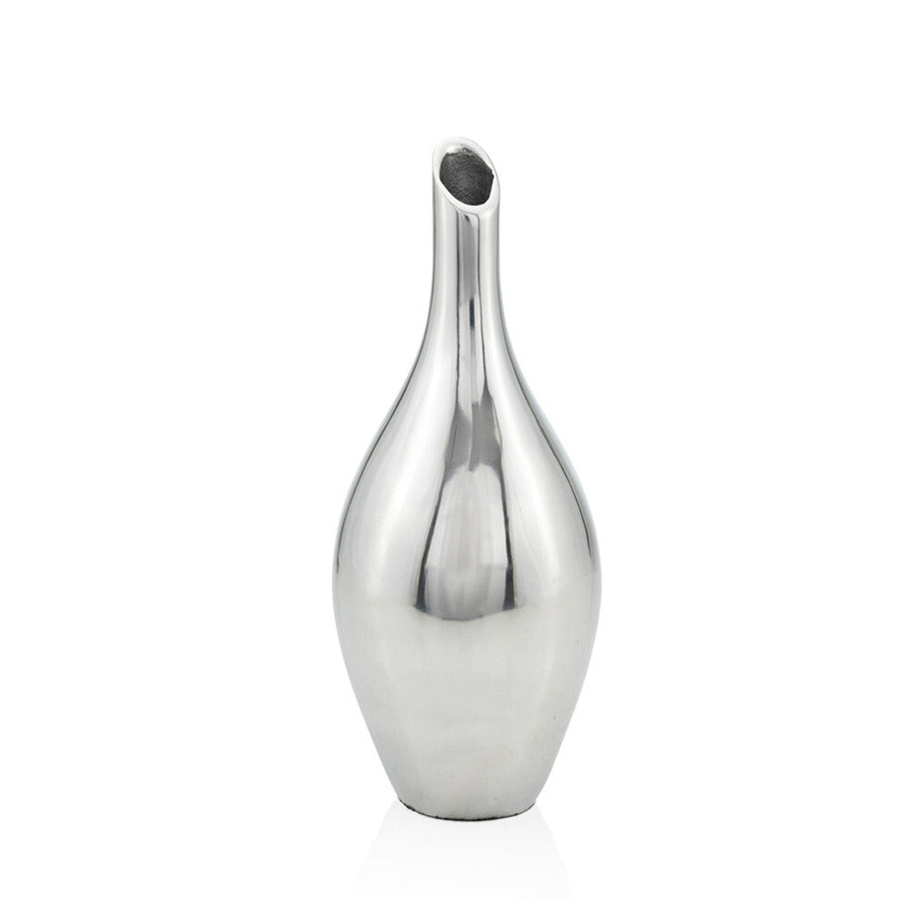 16" Silver Bud Aluminum Table Vase LuxuryLifeWay Online Store