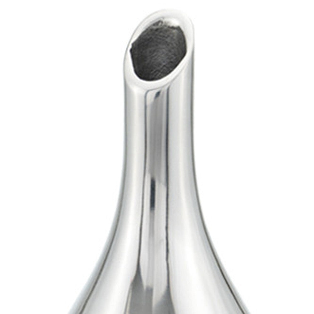 16" Silver Bud Aluminum Table Vase LuxuryLifeWay Online Store