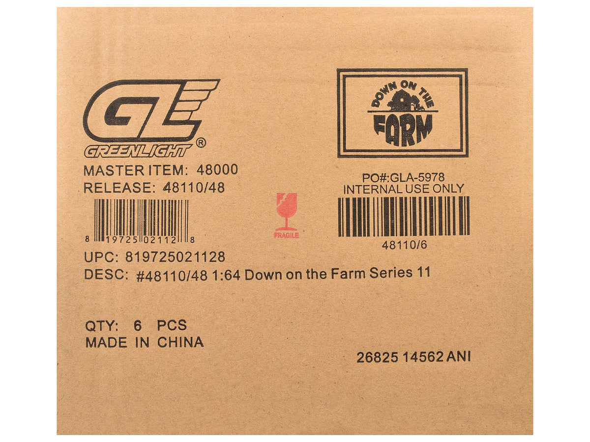 "Down on the Farm" Series 11 Set of 6 pieces 1/64 Diecast Models by Greenlight LuxuryLifeWay Online Store