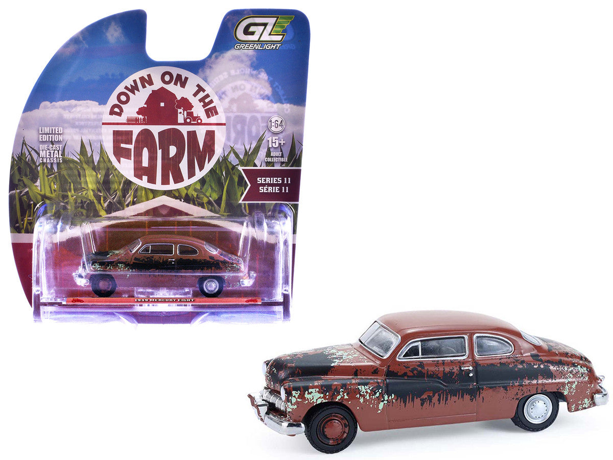 1949 Mercury Eight "Barn Find" Brown (Rusted) "Down on the Farm" Series 11 1/64 Diecast Model by Greenlight LuxuryLifeWay Online Store