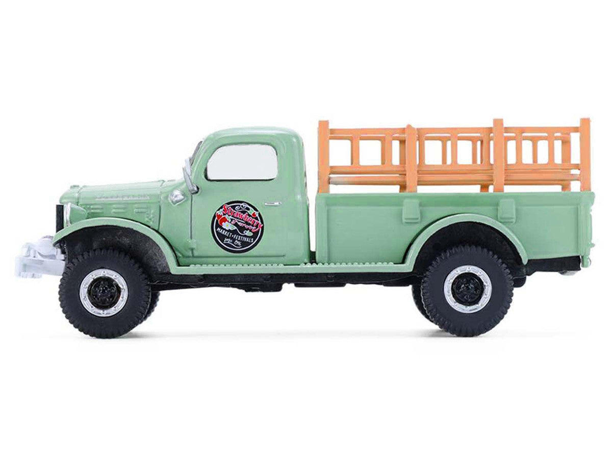 1946 Dodge Power Wagon Pickup Truck "Strawberry Farm" Green "Down on the Farm" Series 11 1/64 Diecast Model by Greenlight LuxuryLifeWay Online Store