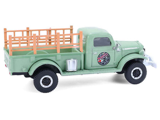 1946 Dodge Power Wagon Pickup Truck "Strawberry Farm" Green "Down on the Farm" Series 11 1/64 Diecast Model by Greenlight LuxuryLifeWay Online Store