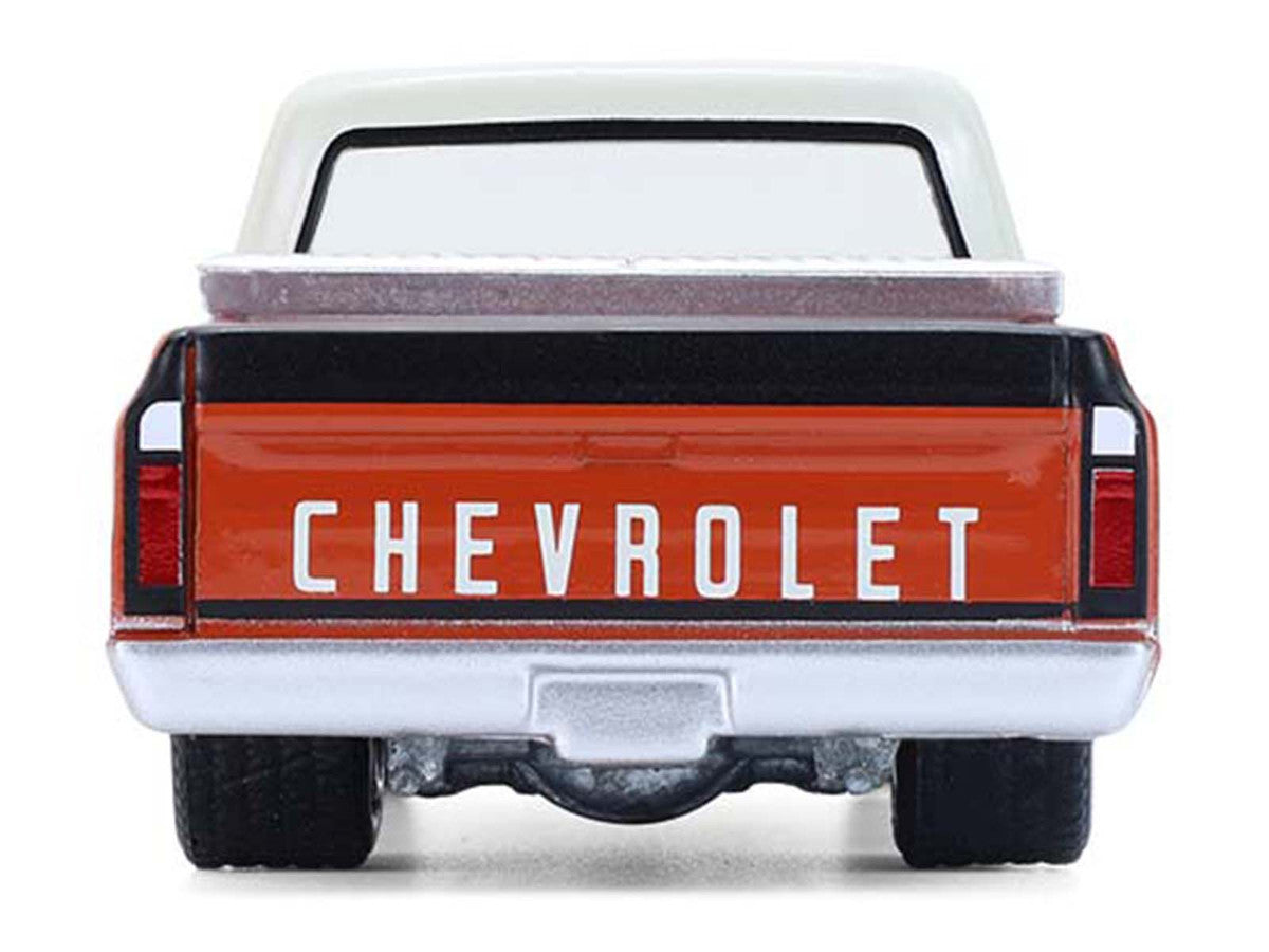 1968 Chevrolet C-10 Pickup Truck with Toolbox Orange and Beige "Down on the Farm" Series 11 1/64 Diecast Model by Greenlight LuxuryLifeWay Online Store
