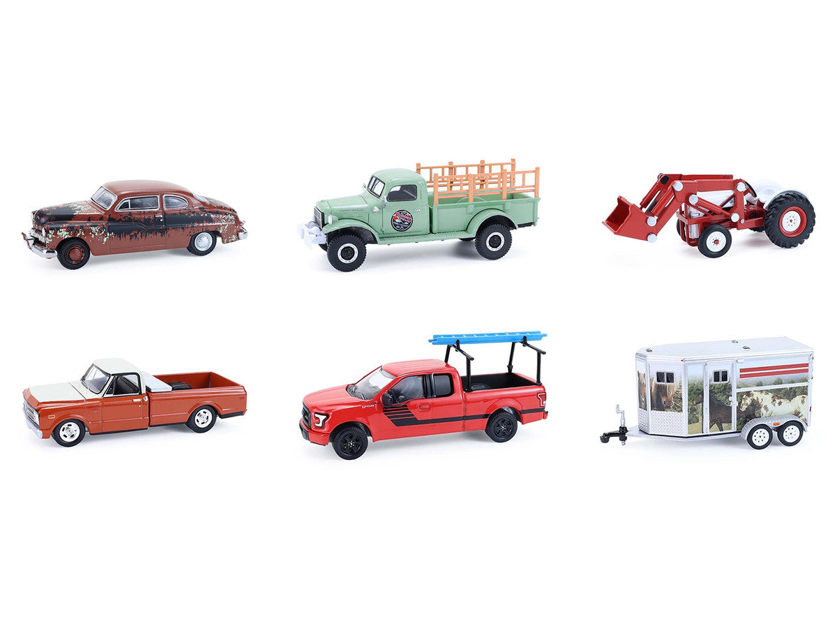 "Down on the Farm" Series 11 Set of 6 pieces 1/64 Diecast Models by Greenlight LuxuryLifeWay Online Store