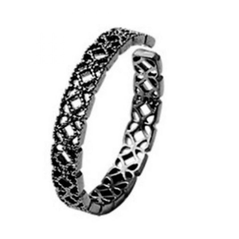 Geometric diamond S925 sterling silver ring LadyShow.Store
