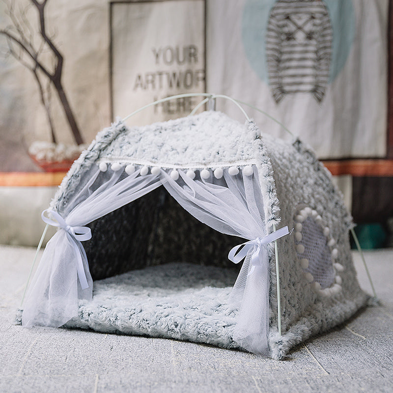 Semi-enclosed pet bed Pets Fashion