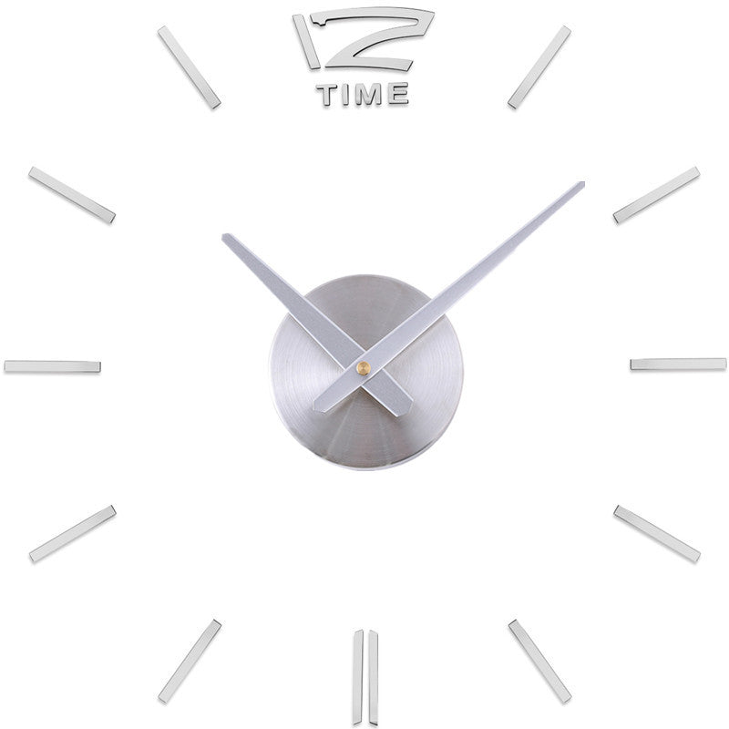 DIY creative fashion home decor acrylic wall clock PearlNestDecor.com