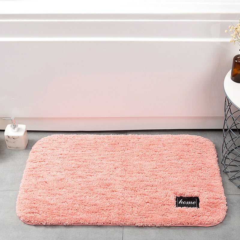 Bathroom absorbent thickened floor mat