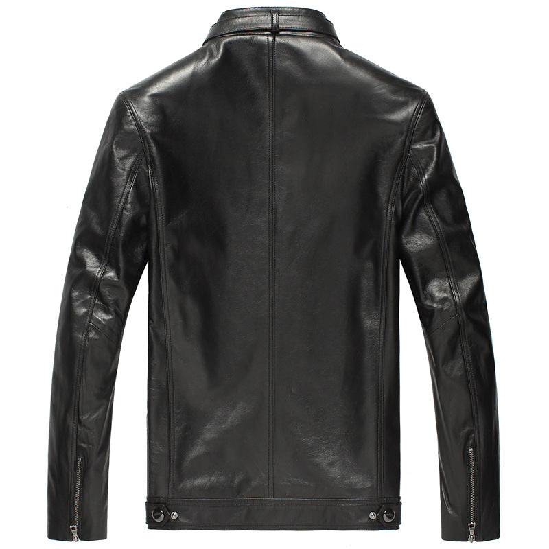 Men's leather leather jacket Best YouTube Store