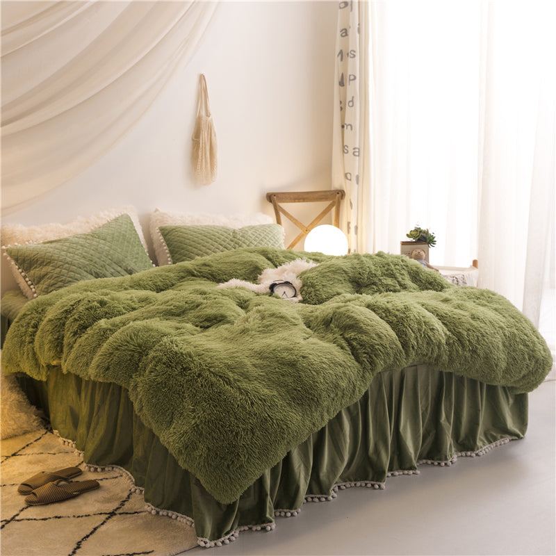 Korean mink velvet warm bedding