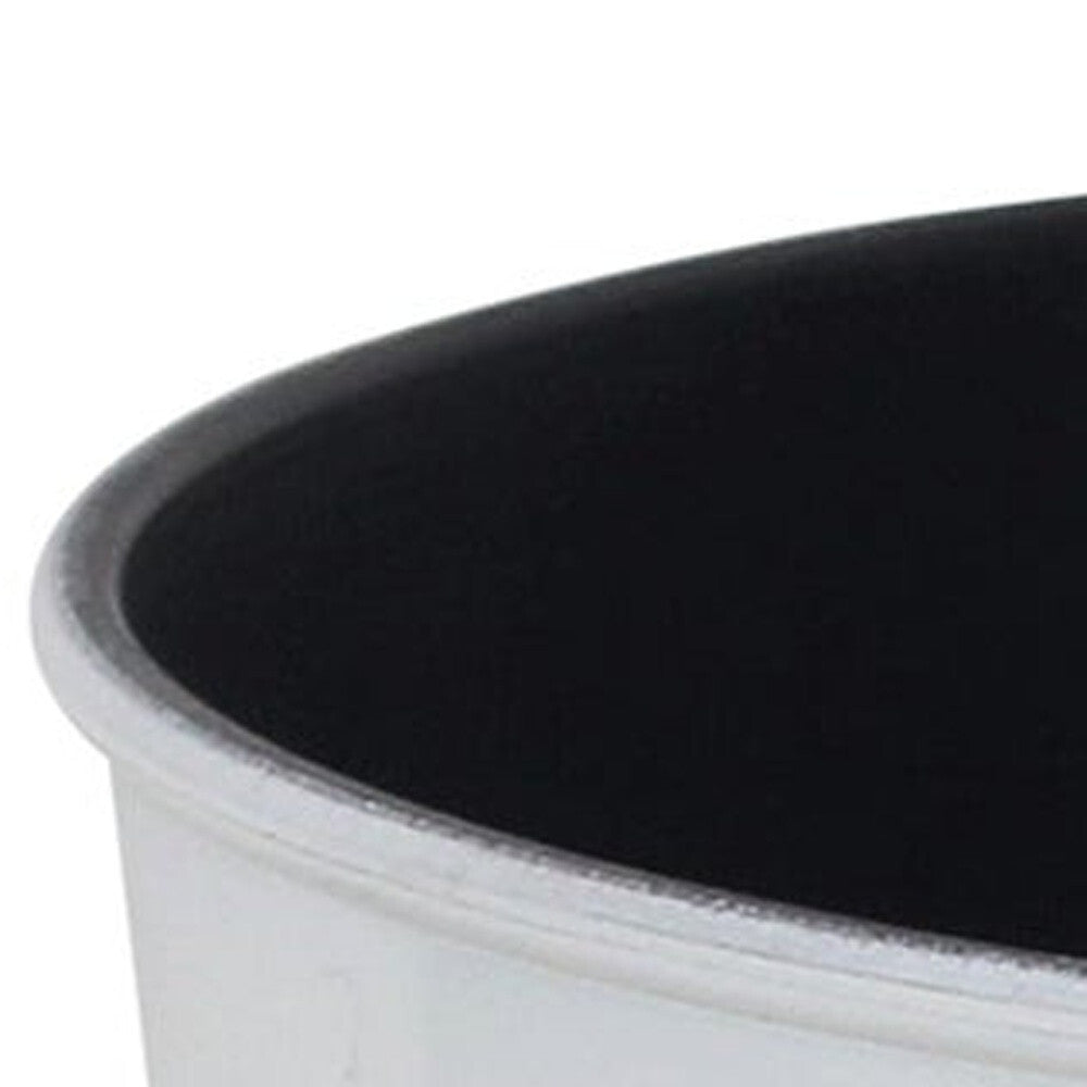11" White Recycled Plastic Indoor Outdoor Round Pot Planter LuxuryLifeWay Online Store