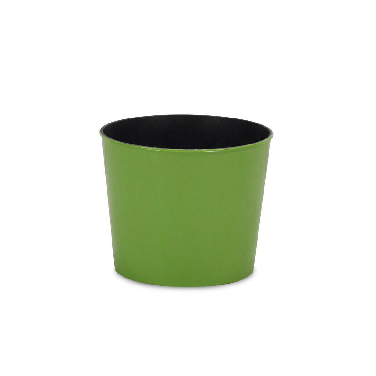 7" Lime Green Recycled Plastic Indoor Outdoor Round Pot Planter LuxuryLifeWay Online Store