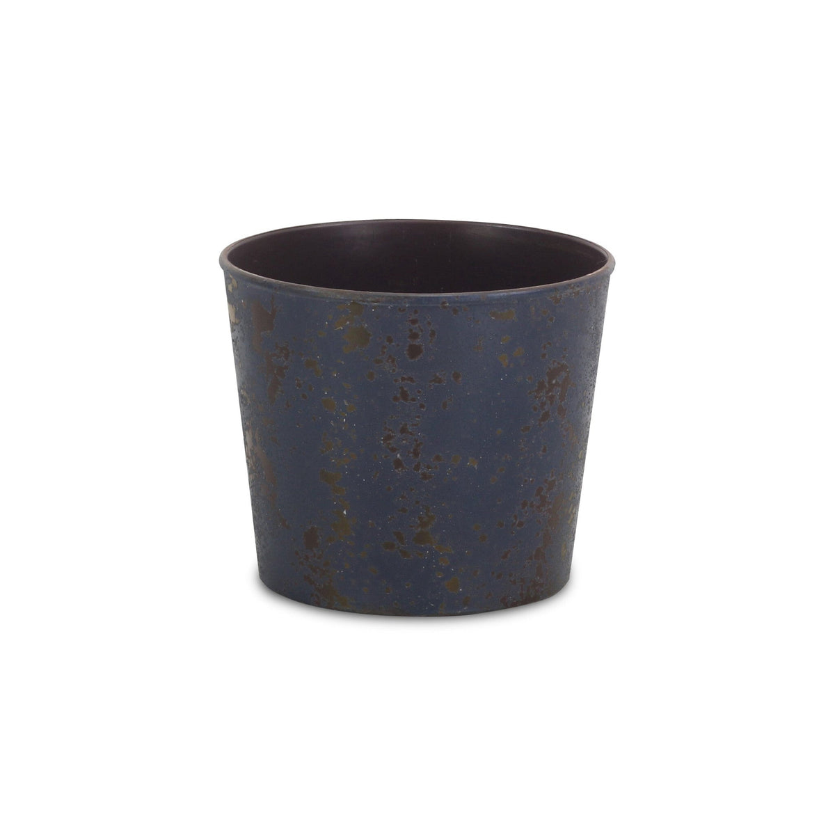 6" Blue Recycled Plastic Indoor Outdoor Round Pot Planter LuxuryLifeWay Online Store