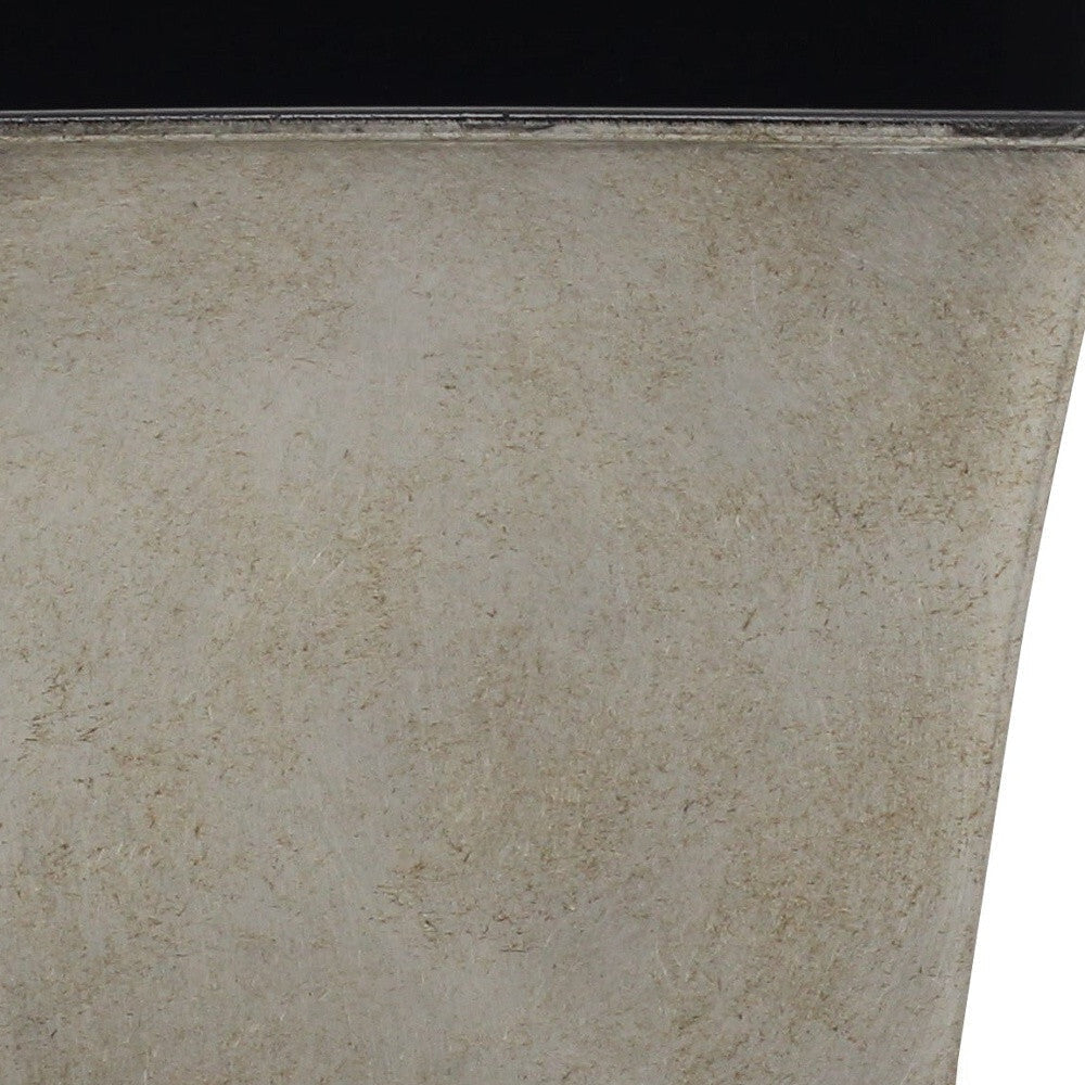 7" Gray Recycled Plastic Indoor Outdoor Square Pot Planter LuxuryLifeWay Online Store