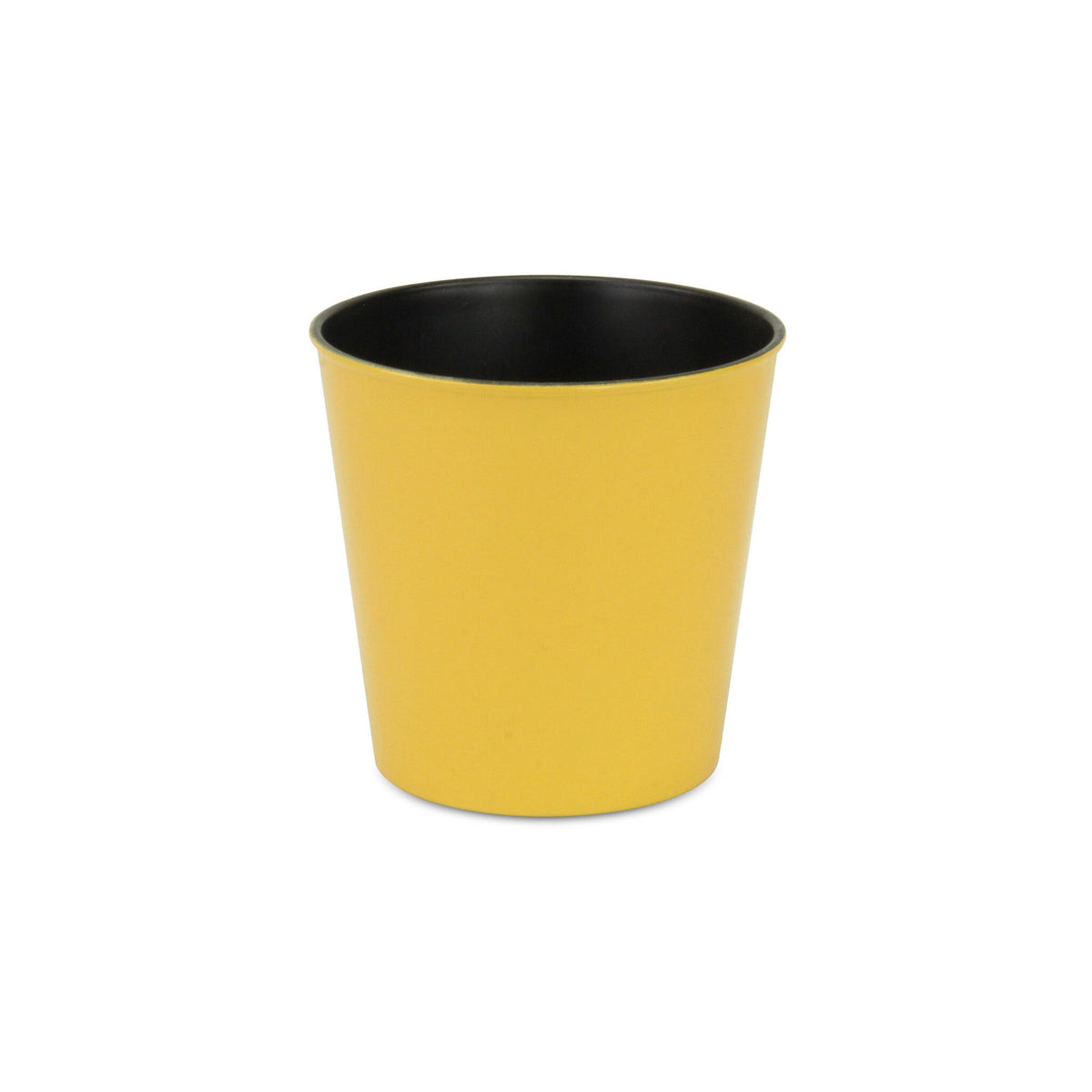 5" Yellow Recycled Plastic Indoor Outdoor Round Pot Planter LuxuryLifeWay Online Store