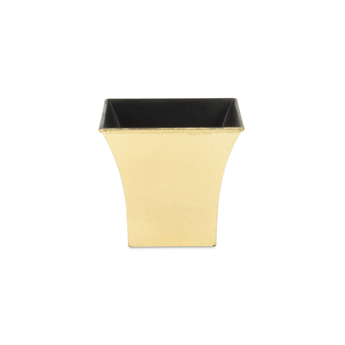 5" Gold Recycled Plastic Indoor Outdoor Square Pot Planter LuxuryLifeWay Online Store