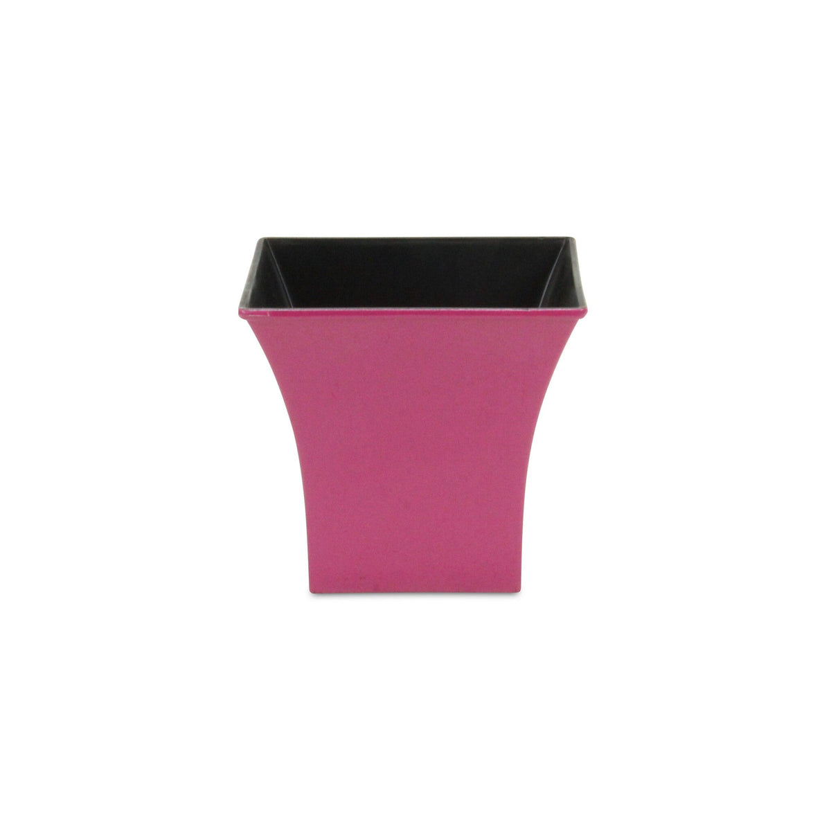 5" Hot Pink Recycled Plastic Indoor Outdoor Square Pot Planter LuxuryLifeWay Online Store