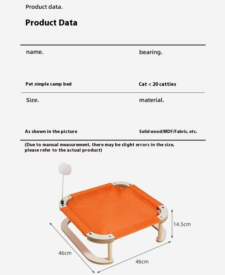 Creative And Minimalist Home Washable Cat Hammock Pets Fashion