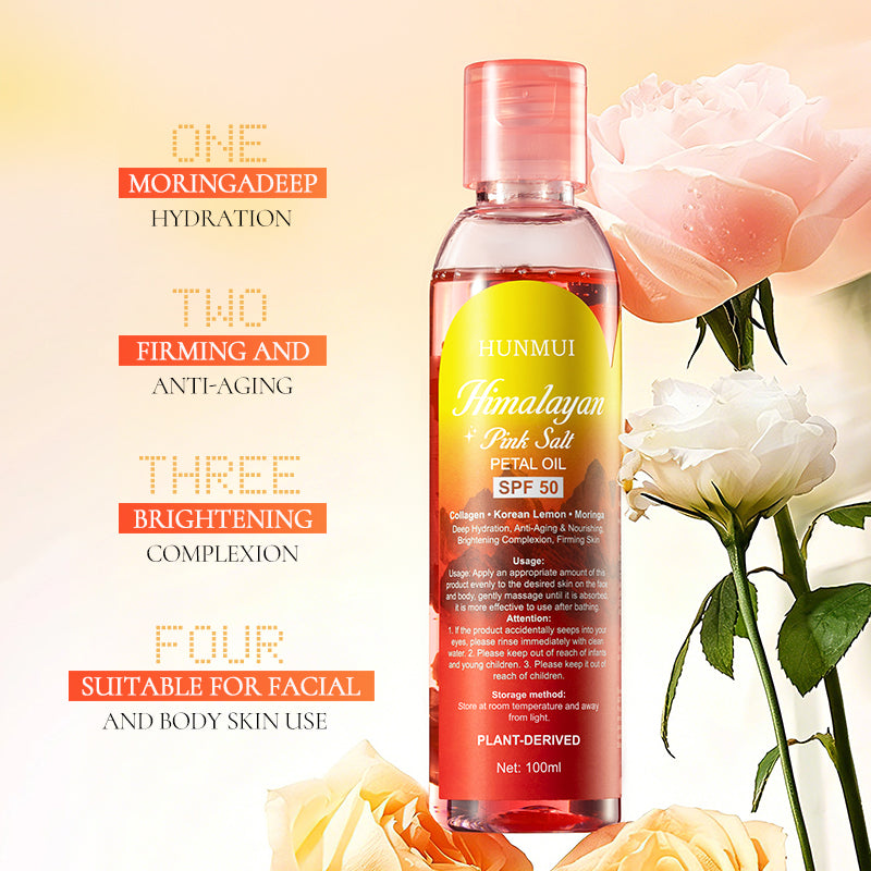 HUNMUI Himalayan Salt Petal Oil Tri Light Beauty