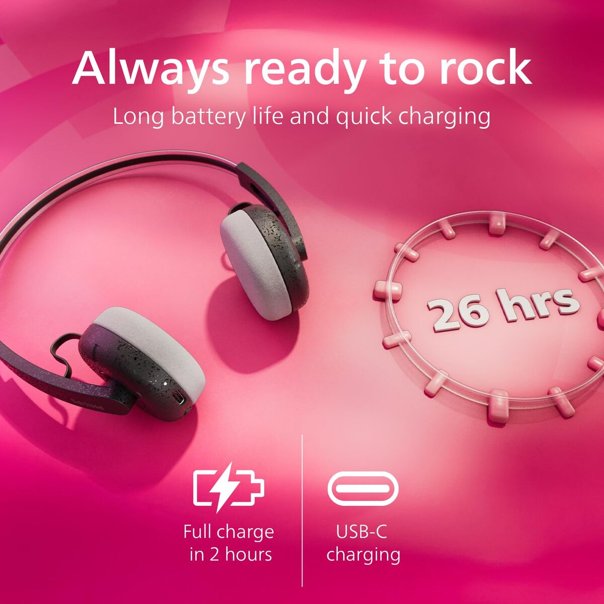 Headphones Philips TAH2000BK Black LuxuryLifeWay Online Store