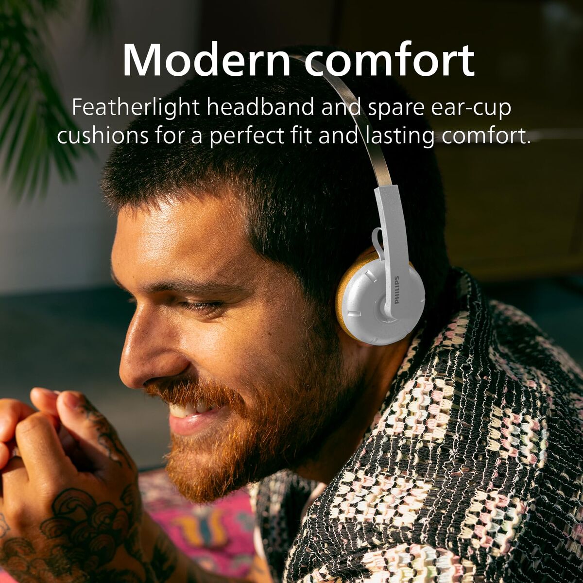 Headphones Philips TAH2000WT White LuxuryLifeWay Online Store