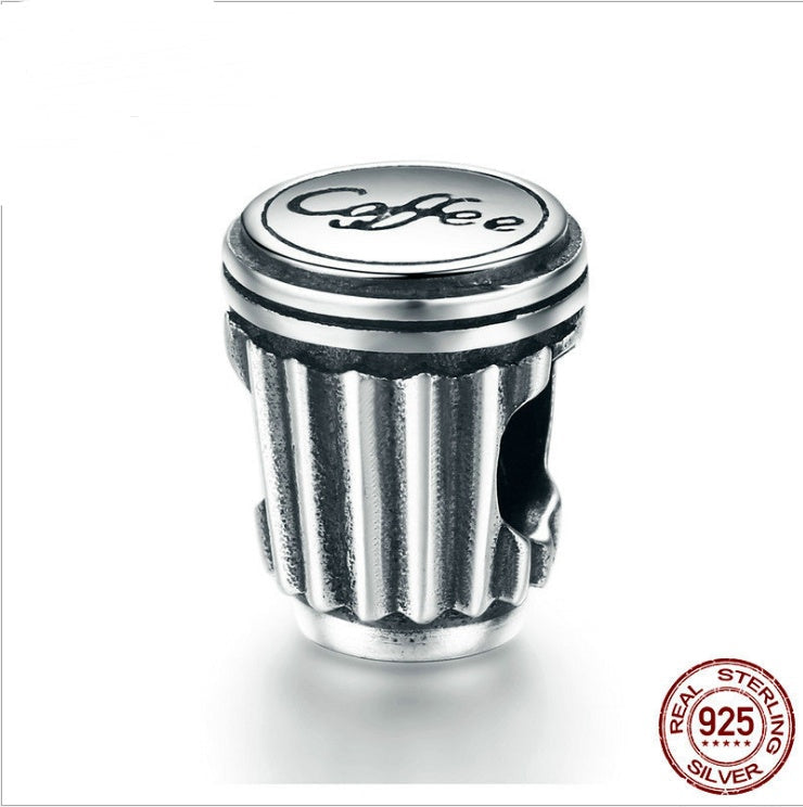Coffee cup S925 pure beads LadyShow.Store