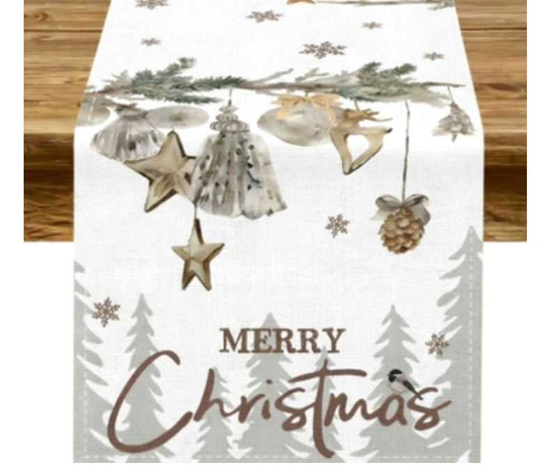 Christmasthemed Snowman Table MatFestive Christmas Table Decor PearlNestDecor.com
