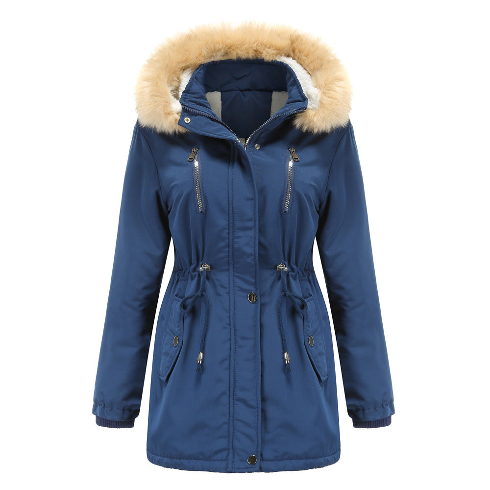 WInter Coat Detachable Hooded Feece Jacket Women LuxuryLifeWay Online Store