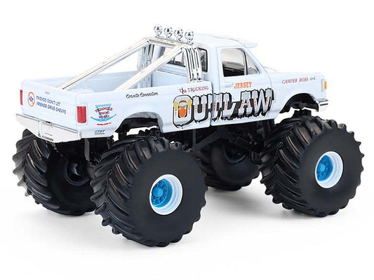 1988 Ford F-150 Monster Truck "Jersey Outlaw" White "Kings of Crunch" Series 16 1/64 Diecast Model Car by Greenlight LuxuryLifeWay Online Store