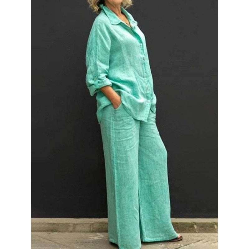 New Womens Shirt Set Casual Urban Outfit NorixaFashion.com