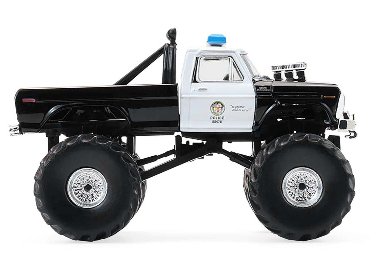 1978 Ford F-250 Monster Truck "LAPD (Los Angeles Police Department)" Black and White "Kings of Crunch - Hot Pursuit" Special Edition 1/64 Diecast Model Car by Greenlight LuxuryLifeWay Online Store