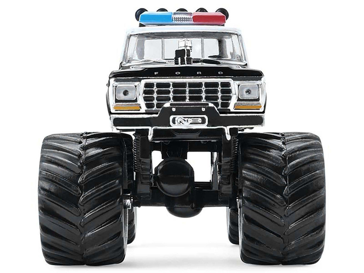 1978 Ford F-250 Monster Truck "LAPD (Los Angeles Police Department)" Black and White "Kings of Crunch - Hot Pursuit" Special Edition 1/64 Diecast Model Car by Greenlight LuxuryLifeWay Online Store