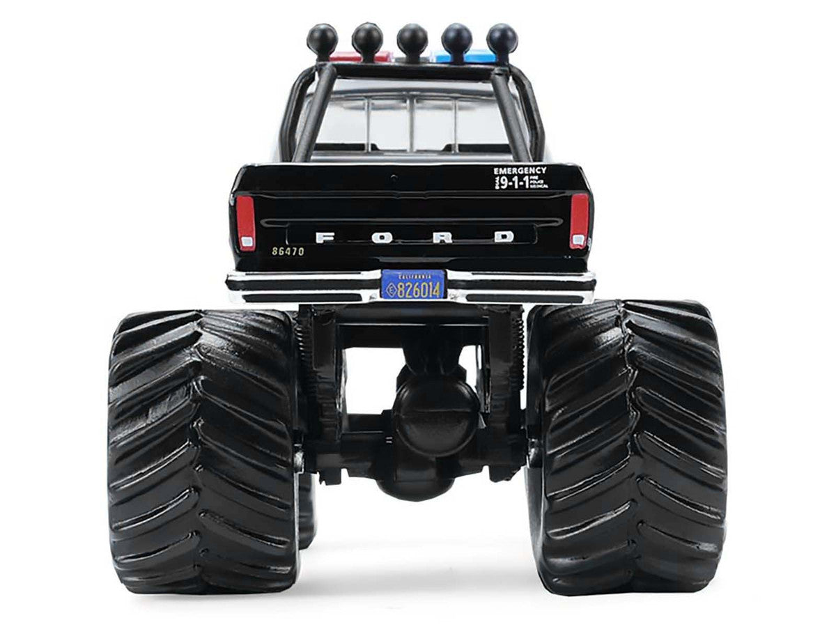 1978 Ford F-250 Monster Truck "LAPD (Los Angeles Police Department)" Black and White "Kings of Crunch - Hot Pursuit" Special Edition 1/64 Diecast Model Car by Greenlight LuxuryLifeWay Online Store