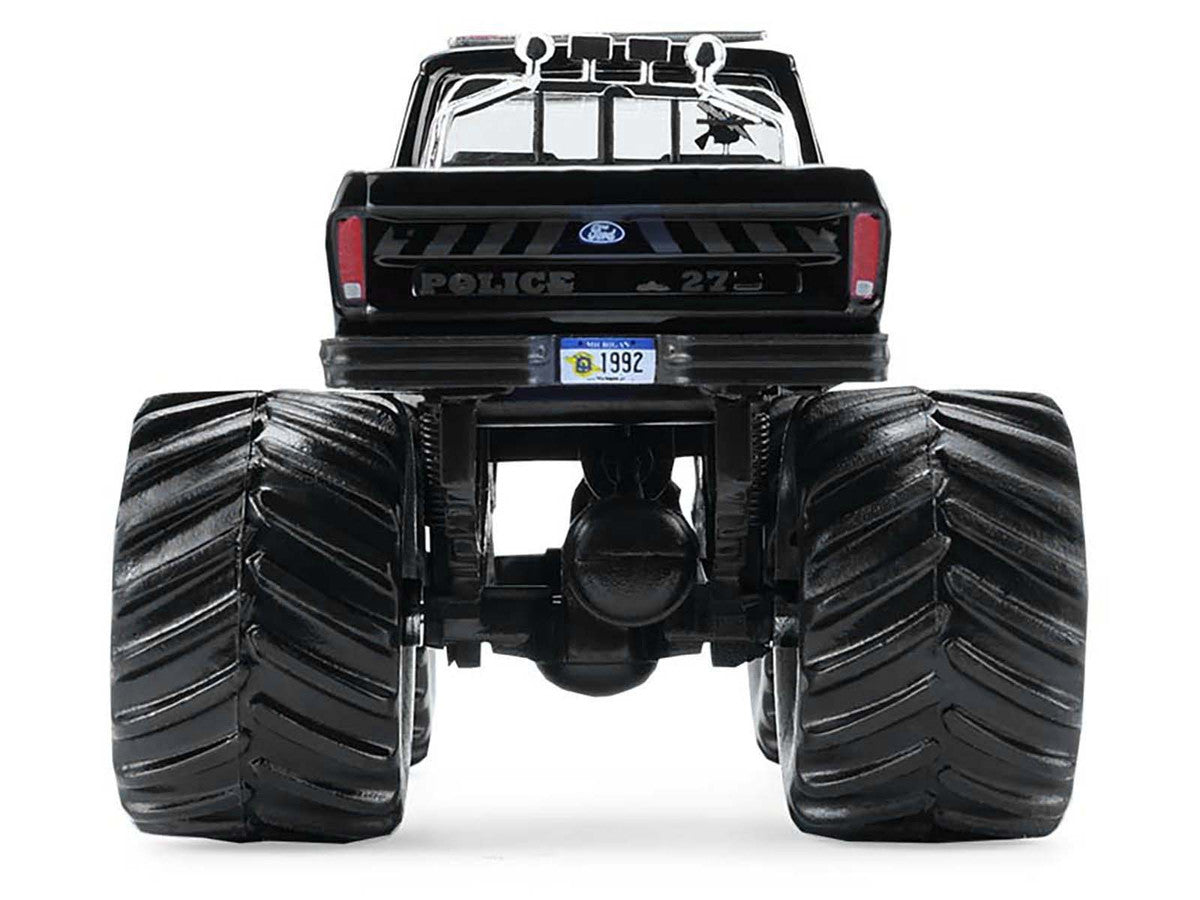 1979 Ford F-250 Monster Truck "Shelby Township Police Michigan" Black "Kings of Crunch - Hot Pursuit" Special Edition 1/64 Diecast Model Car by Greenlight LuxuryLifeWay Online Store