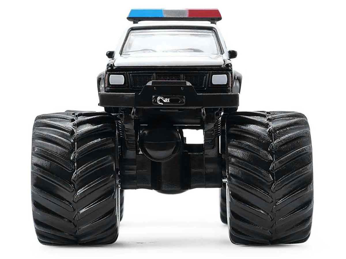 1990 GMC S-15 Monster Truck "Texas Department of Public Safety" Black and White "Kings of Crunch - Hot Pursuit" Special Edition 1/64 Diecast Model Car by Greenlight LuxuryLifeWay Online Store