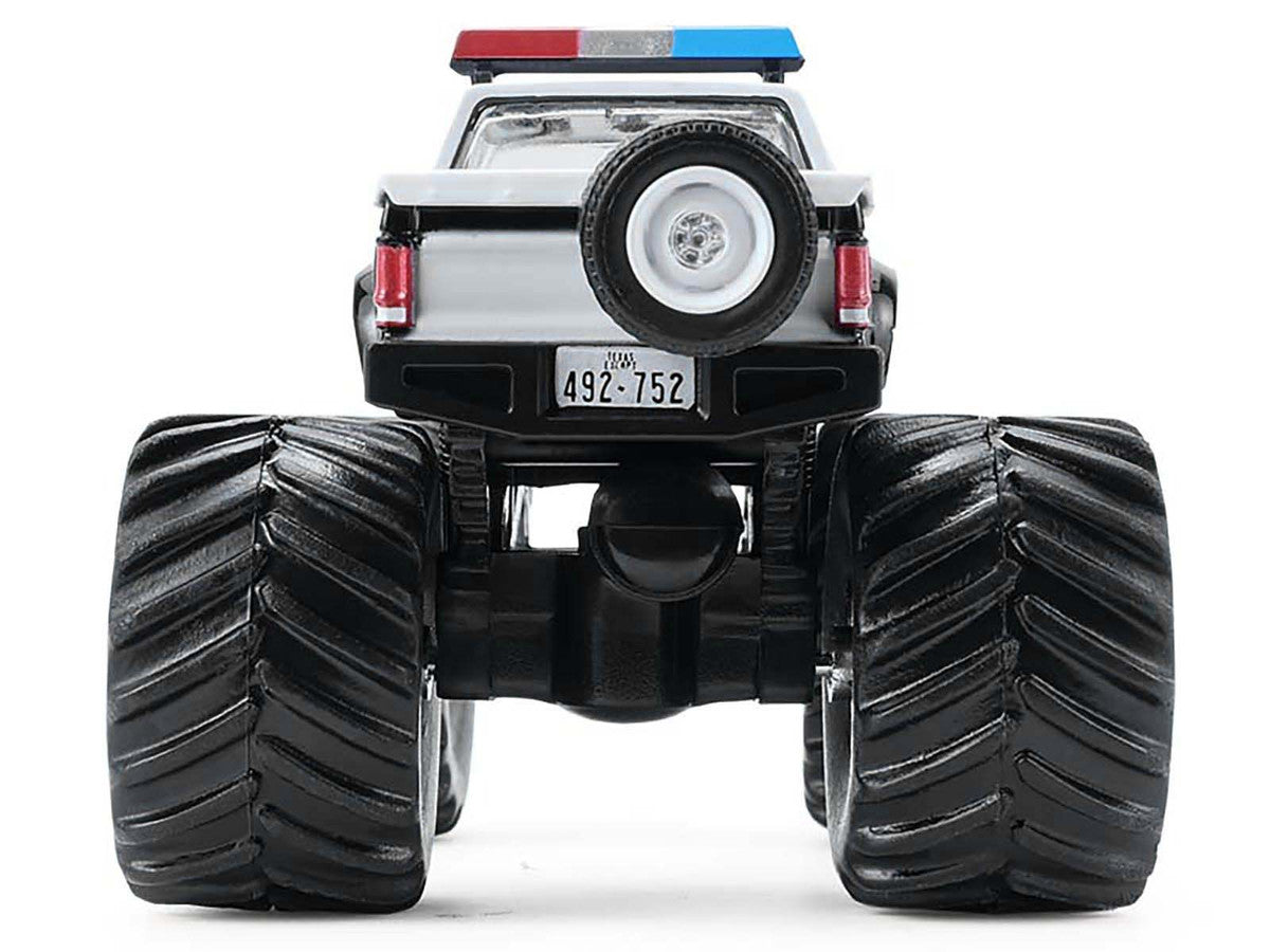 1990 GMC S-15 Monster Truck "Texas Department of Public Safety" Black and White "Kings of Crunch - Hot Pursuit" Special Edition 1/64 Diecast Model Car by Greenlight LuxuryLifeWay Online Store