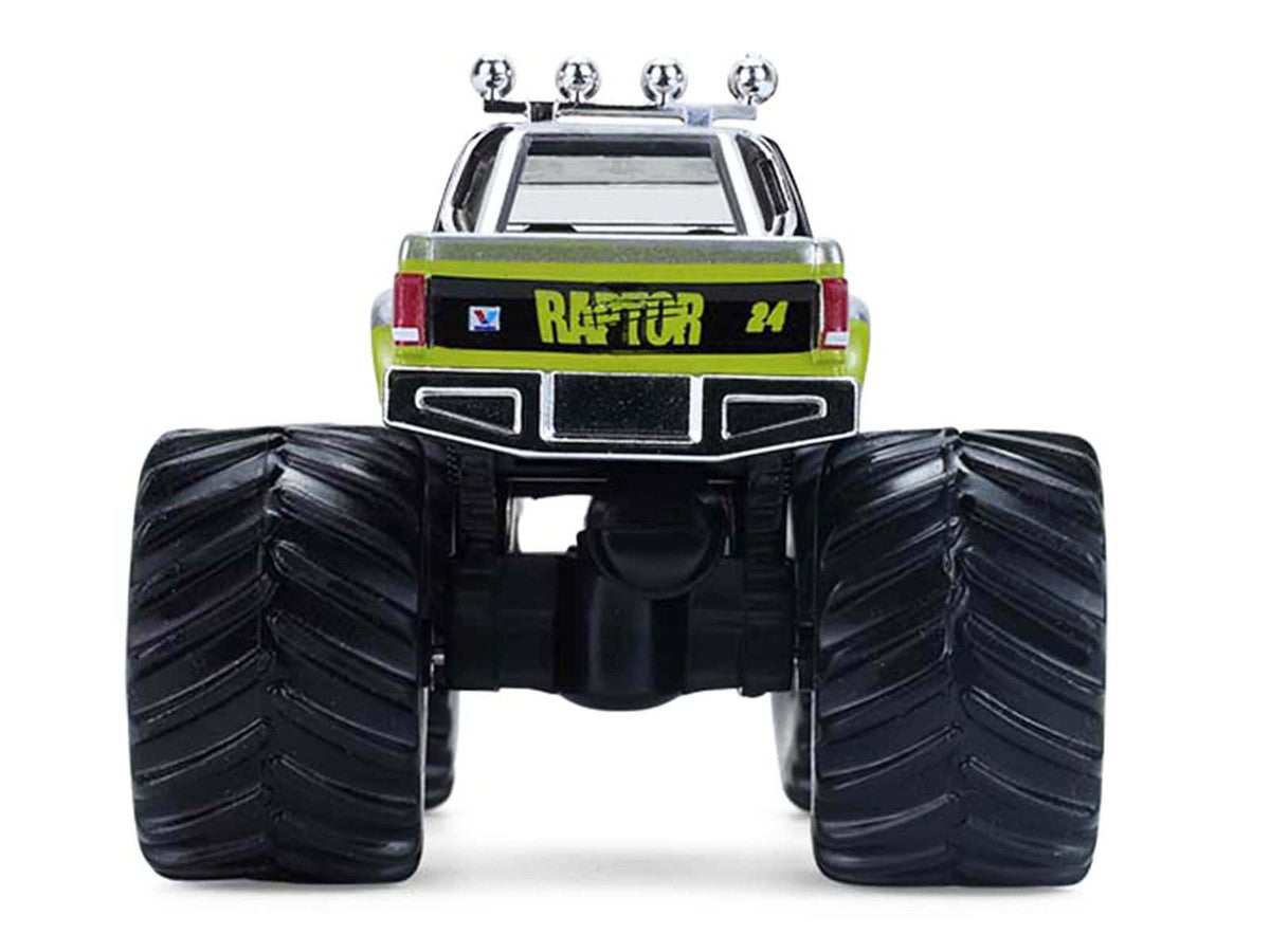 1986 Chevrolet S10 Monster Truck #24 "Raptor" Black and Green with Graphics "Kings of Crunch - Hendrick Motorsports Tribute" Special Edition 1/64 Diecast Model Car by Greenlight LuxuryLifeWay Online Store