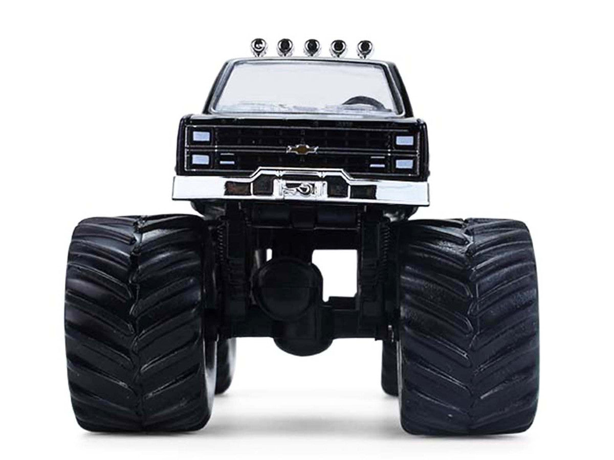 1984 Chevrolet Silverado Monster Truck #48 "Ally" Black and Purple with Graphics "Kings of Crunch - Hendrick Motorsports Tribute" Special Edition 1/64 Diecast Model Car by Greenlight LuxuryLifeWay Online Store
