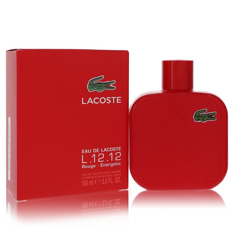 Lacoste Eau De Lacoste L.12.12 Rouge by Lacoste Eau De Toilette Spray 3.3 oz (Men) LuxuryLifeWay Online Store