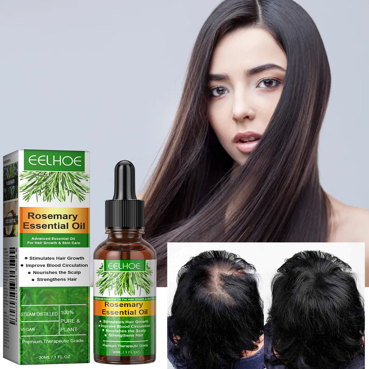 Rosemary Essential Oil 30ml 1box Tri Light Beauty
